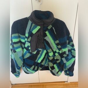 Hit The Slopes Printed Fleece Pullover